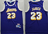 Lakers 23 Lebron James Purple Hardwood Classics Stitched NBA Jersey,baseball caps,new era cap wholesale,wholesale hats